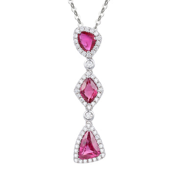Ruby and Diamond Necklace