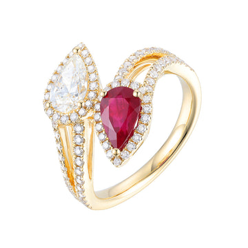 Ruby and Diamond Ring