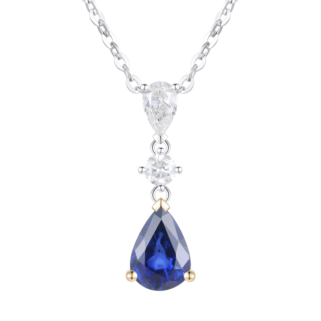 Sapphire and Diamond Pendant