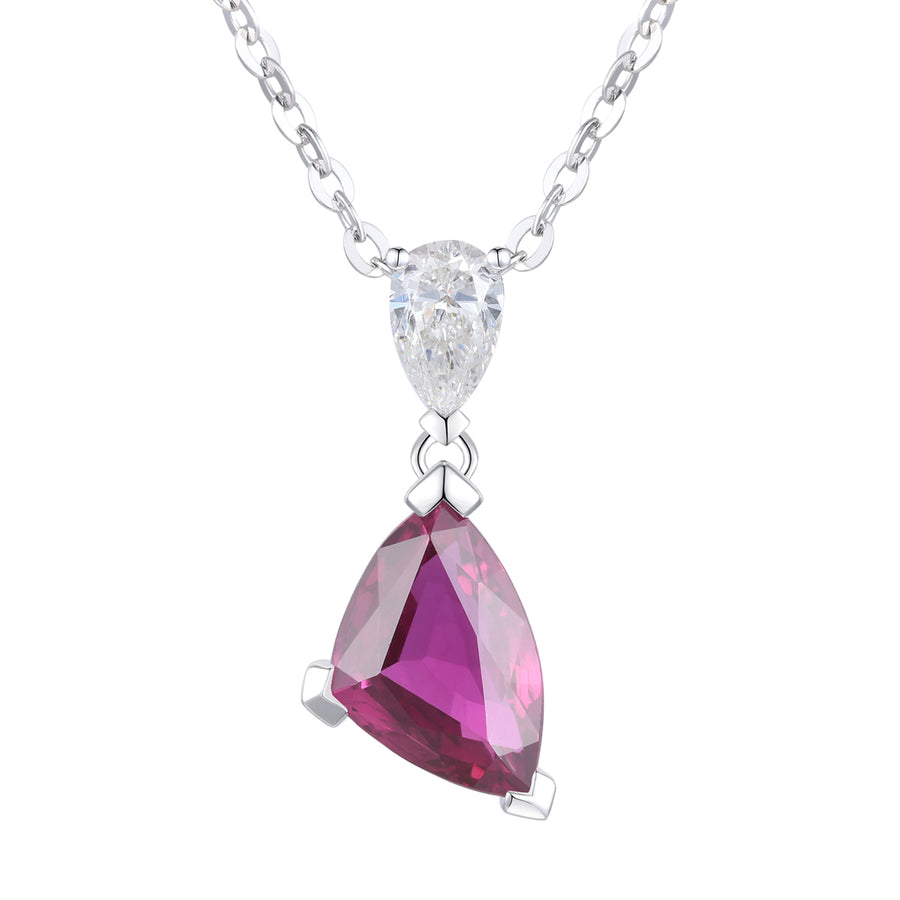 Ruby and Diamond Pendant