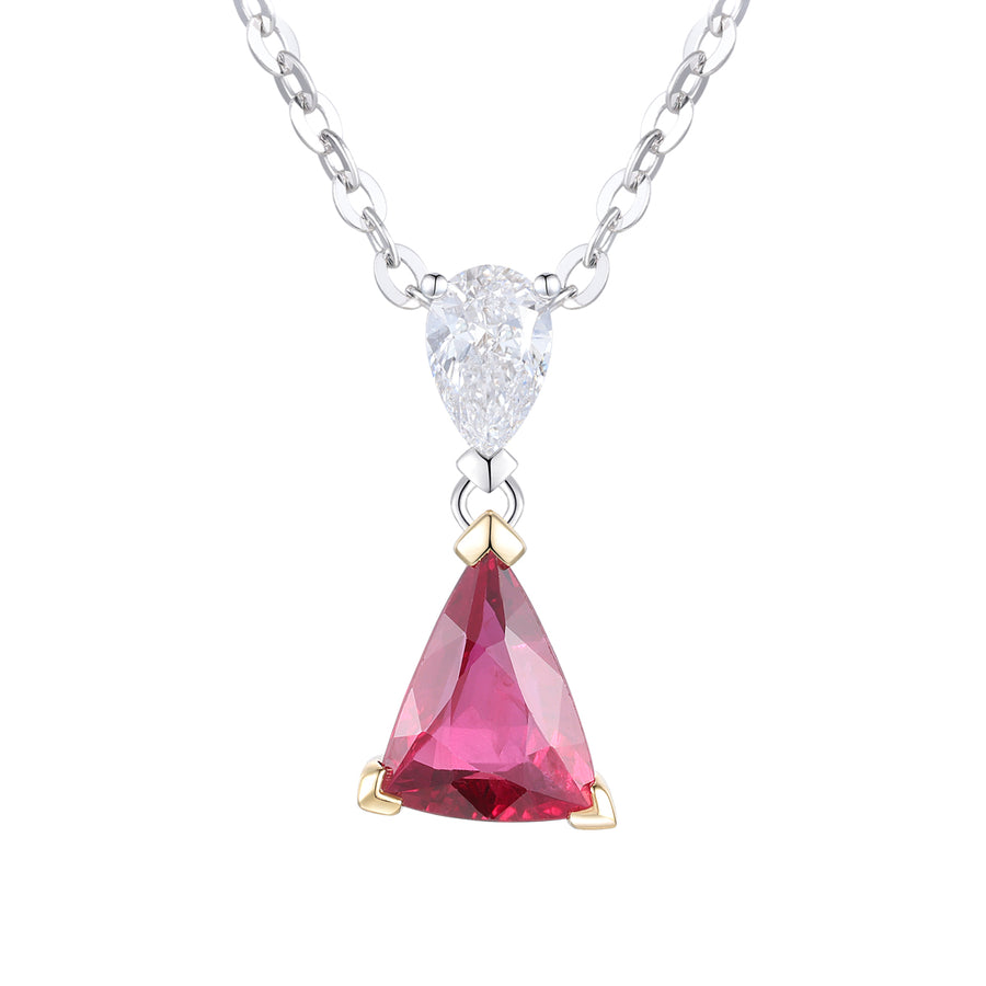 Ruby and Diamond Pendant