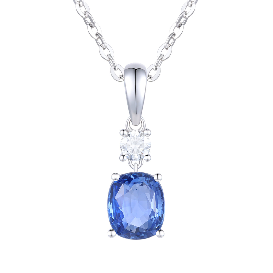 Sapphire and Diamond Pendant