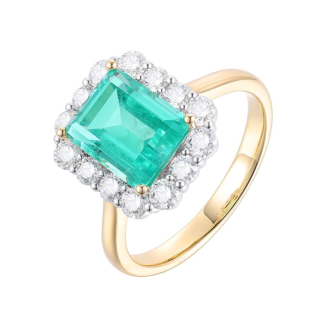 Emerald and Diamond Ring