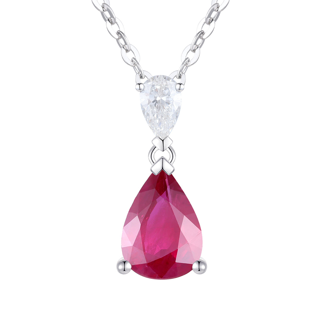 Ruby and Diamond Pendant