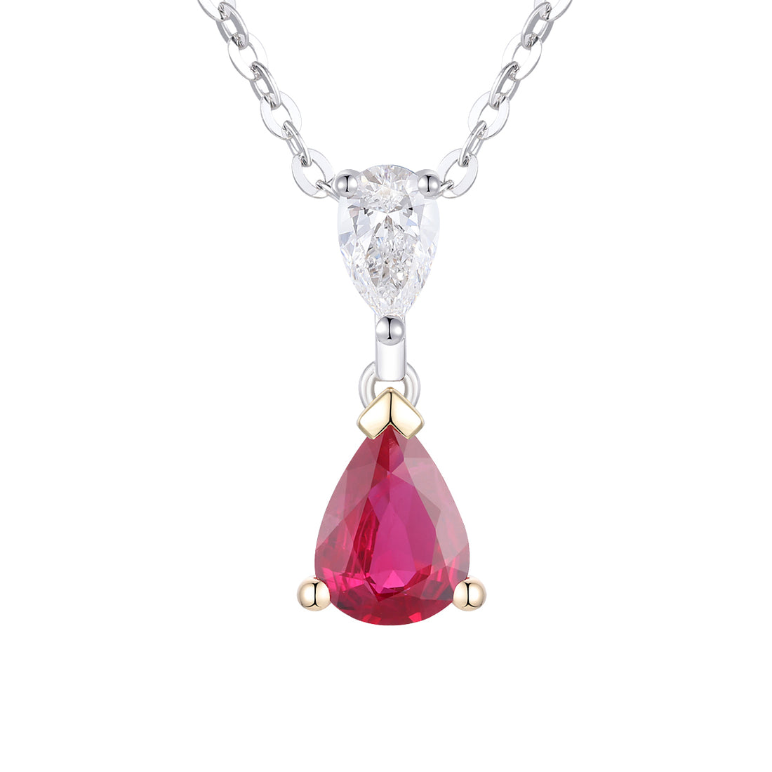 Ruby and Diamond Pendant