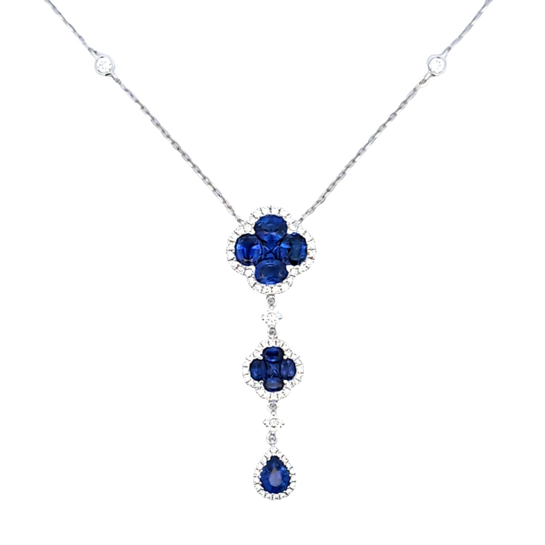 Sapphire and Diamond Necklace