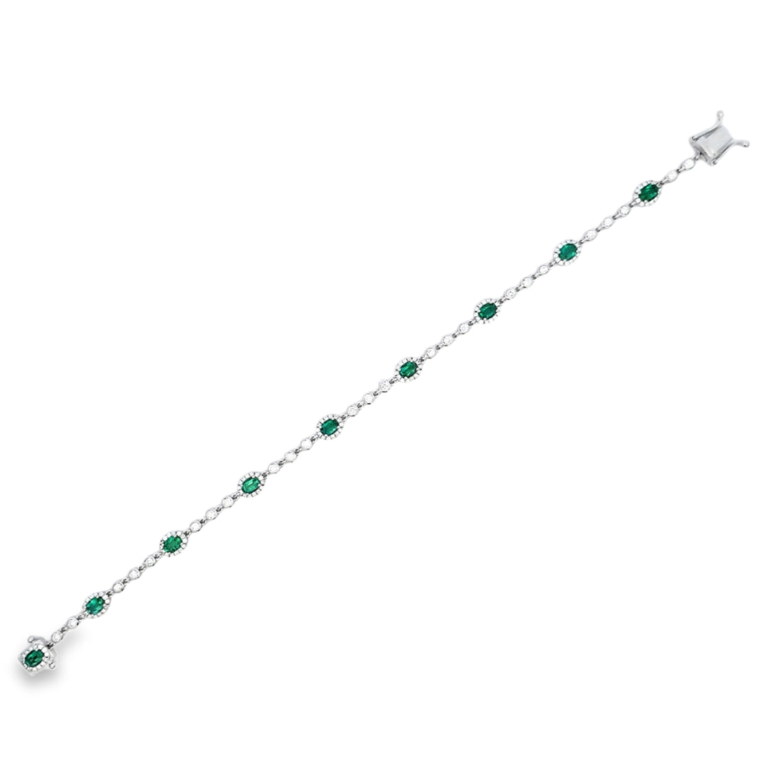 Emerald and Diamond Bracelet