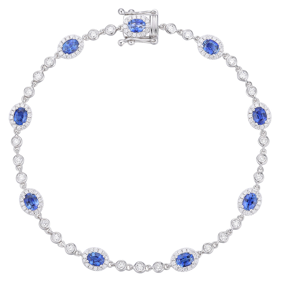 Sapphire and Diamond Bracelet