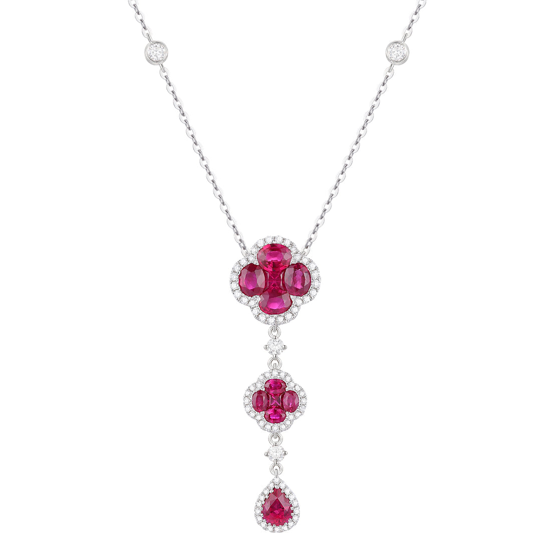 Ruby and Diamond Necklace
