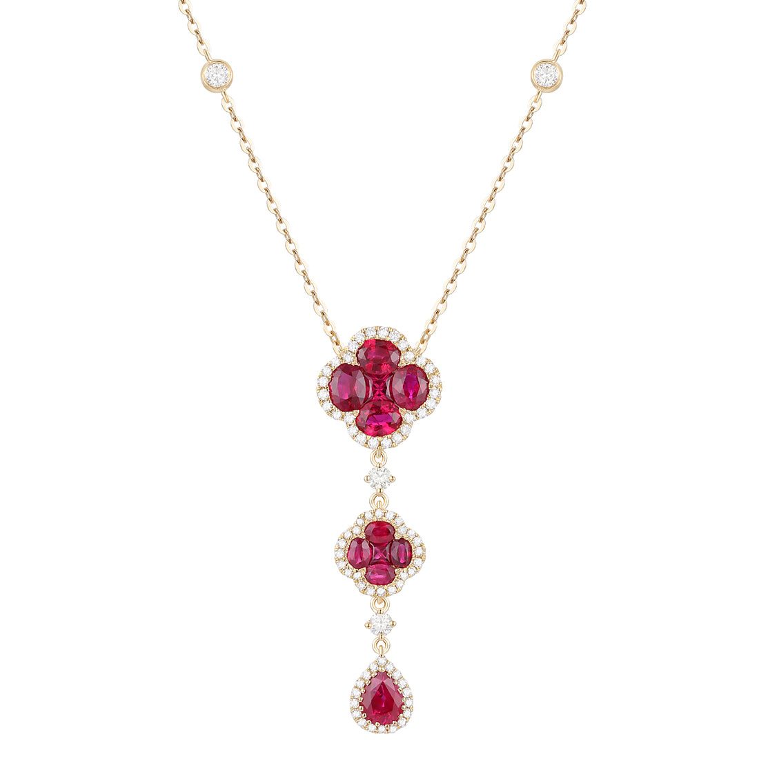 Ruby and Diamond Necklace