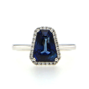 Sapphire and Diamond Ring