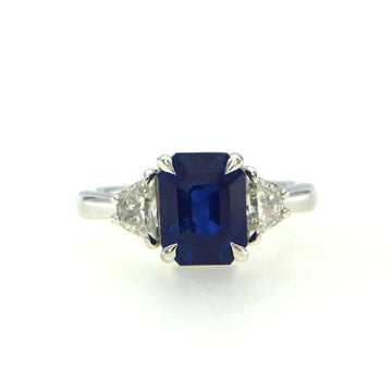 Sapphire and Diamond Ring