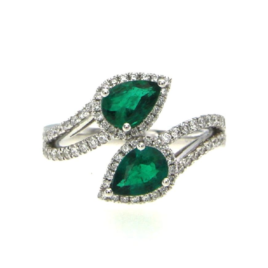 Emerald and Diamond Ring