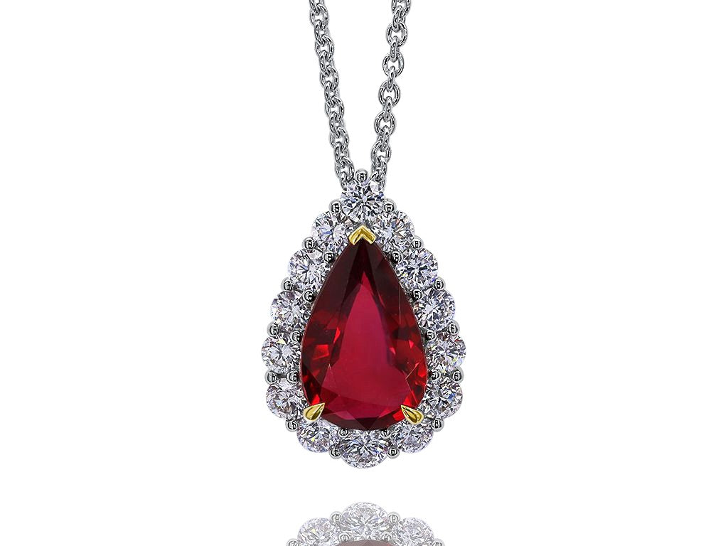 Ruby and Diamond Necklace