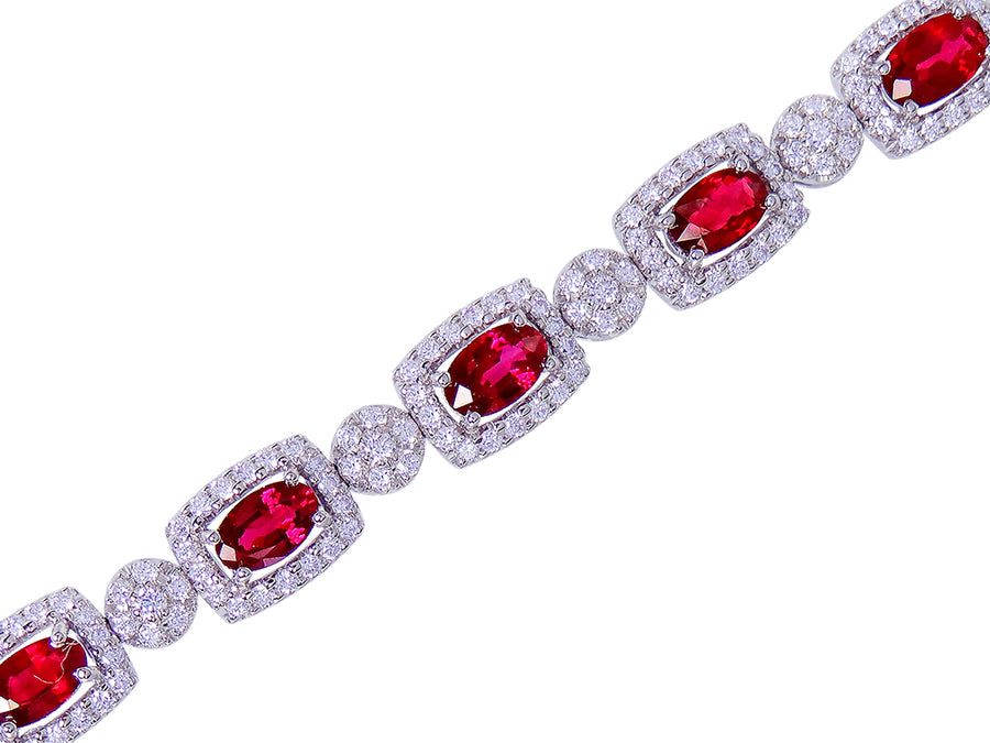 Ruby and Diamond Bracelet