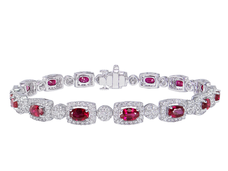 Ruby and Diamond Bracelet