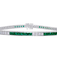 Emerald and Diamond Bracelet