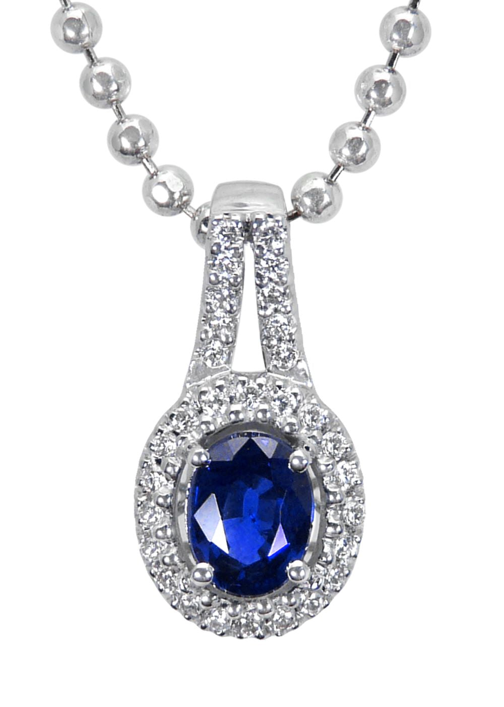 Sapphire and Diamond Pendant