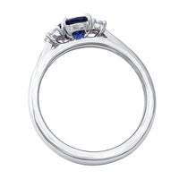 Sapphire and Diamond Ring