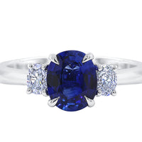 Sapphire and Diamond Ring