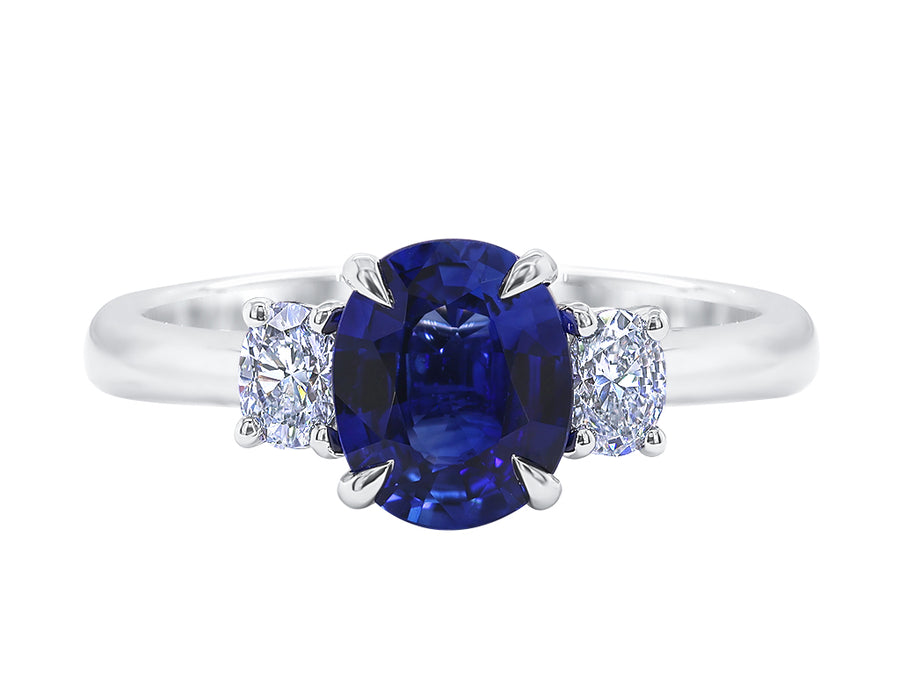 Sapphire and Diamond Ring