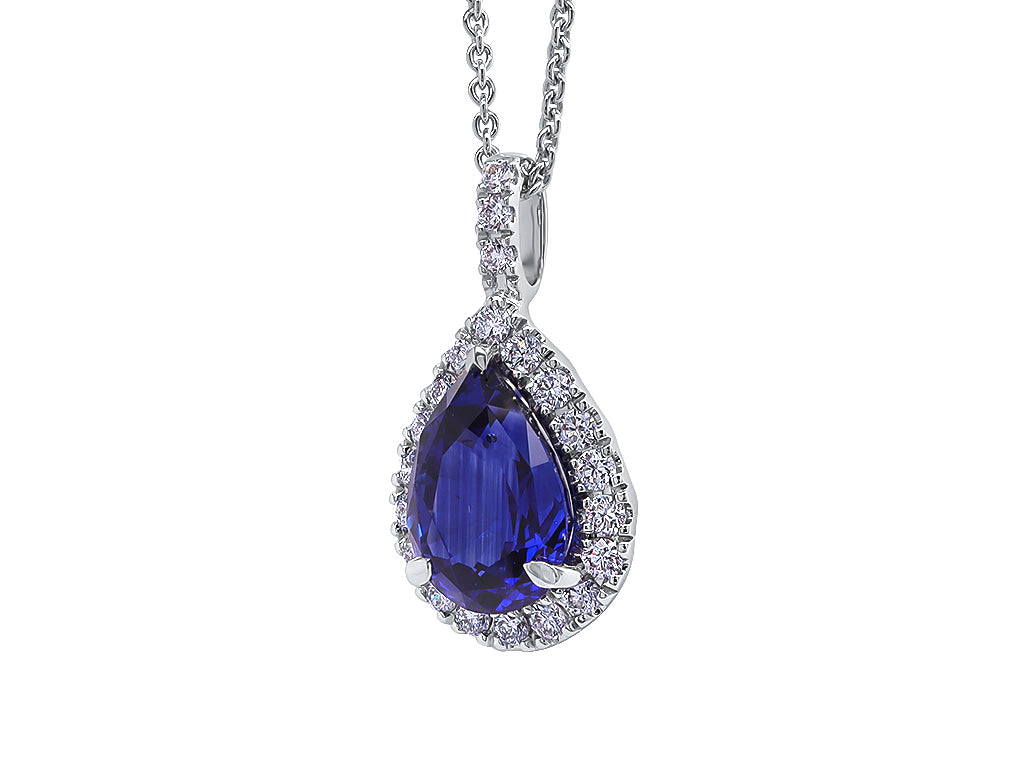 Sapphire and Diamond Necklace