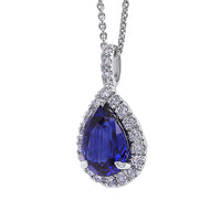 Sapphire and Diamond Necklace