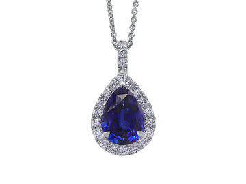 Sapphire and Diamond Necklace