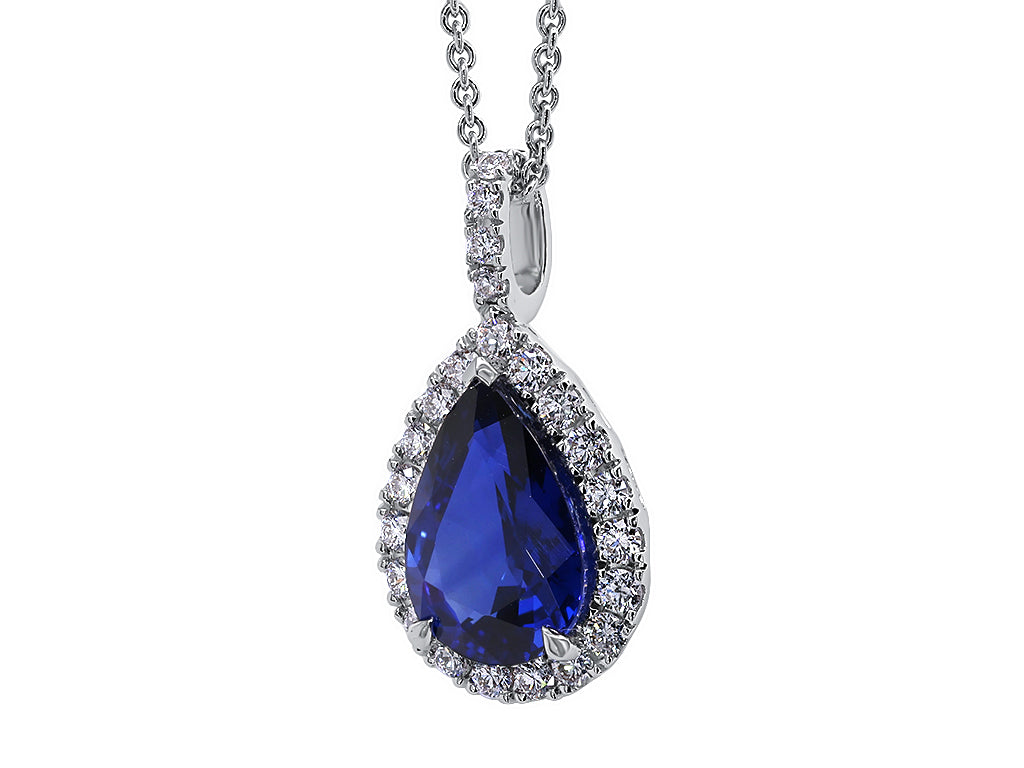 Sapphire and Diamond Necklace