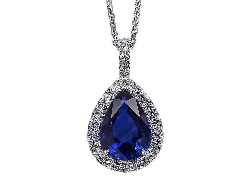 Sapphire and Diamond Necklace