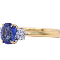 Sapphire and Diamond Ring