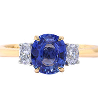 Sapphire and Diamond Ring