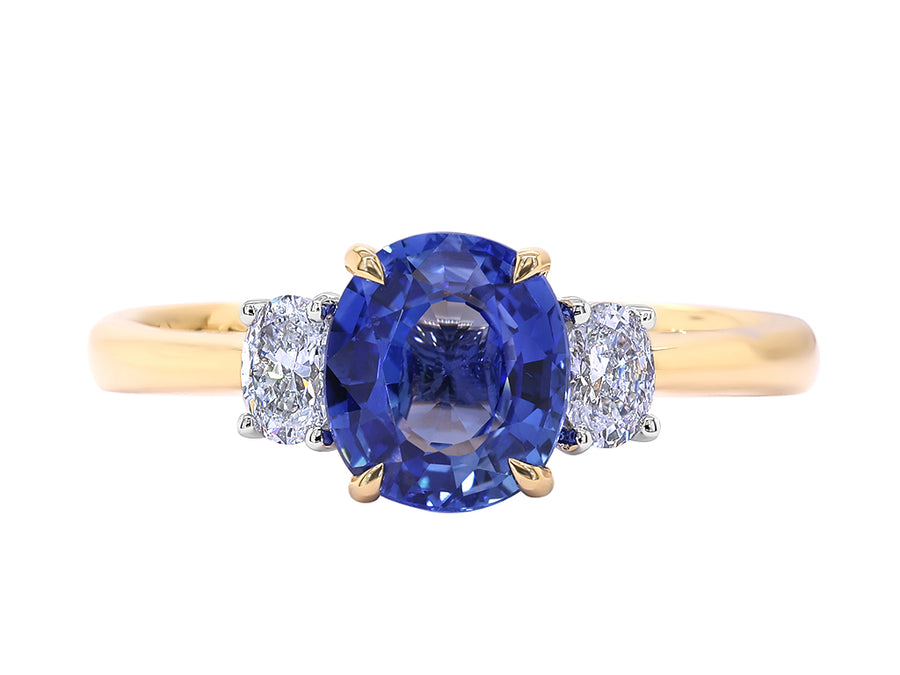 Sapphire and Diamond Ring