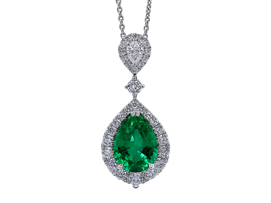 Emerald and Diamond Necklace