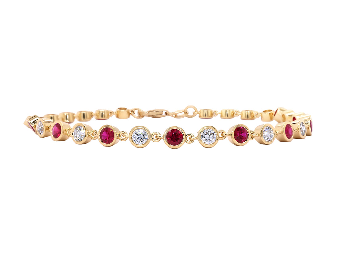 Ruby and Diamond Bracelet