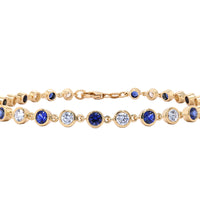 Sapphire and Diamond Bracelet