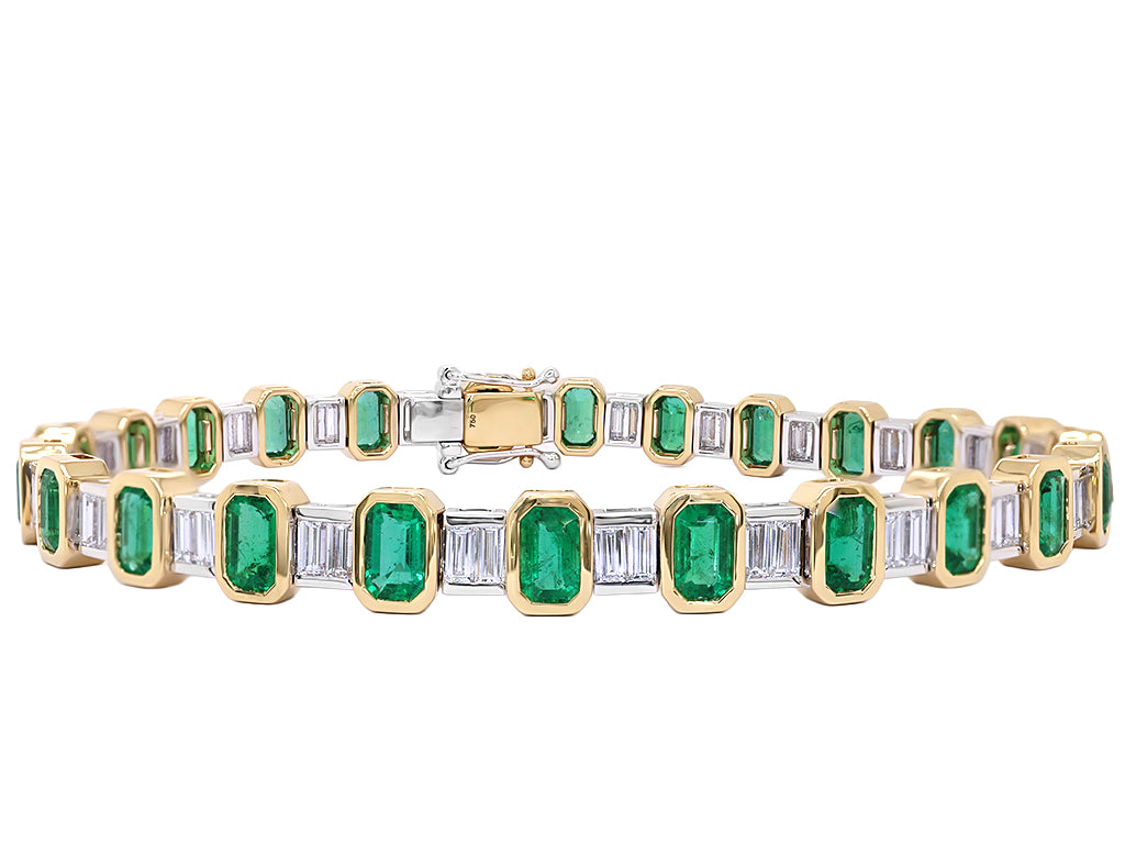 Emerald and Diamond Bracelet