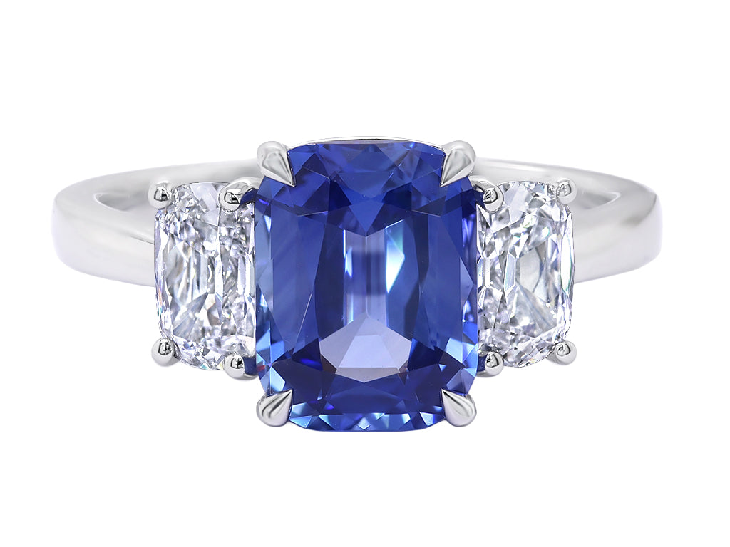 Sapphire and Diamond Ring
