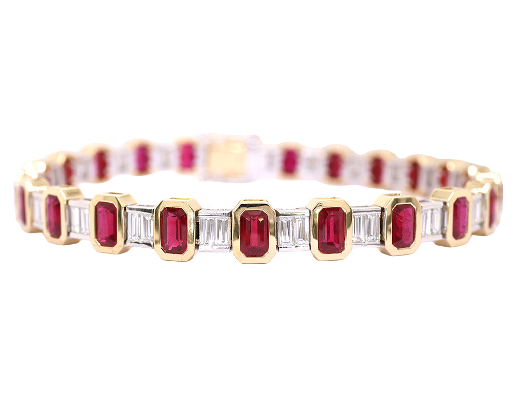 Ruby and Diamond Bracelet