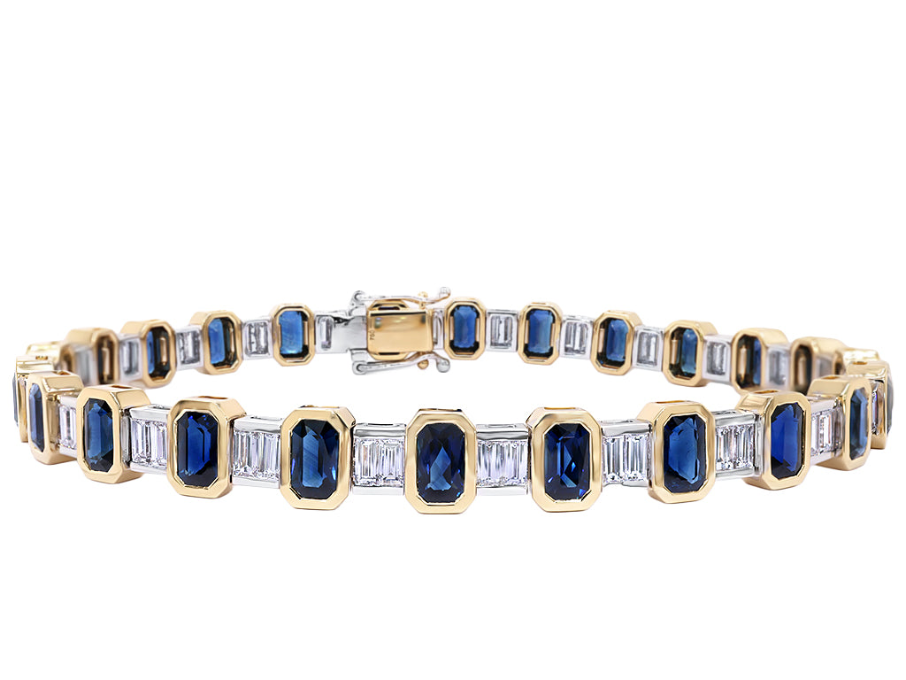 Sapphire and Diamond Bracelet