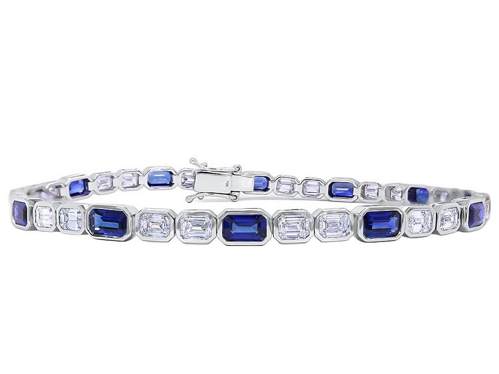 Sapphire and Diamond Bracelet