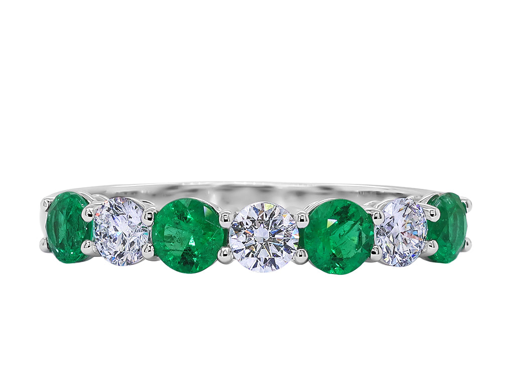 Emerald and Diamond Ring