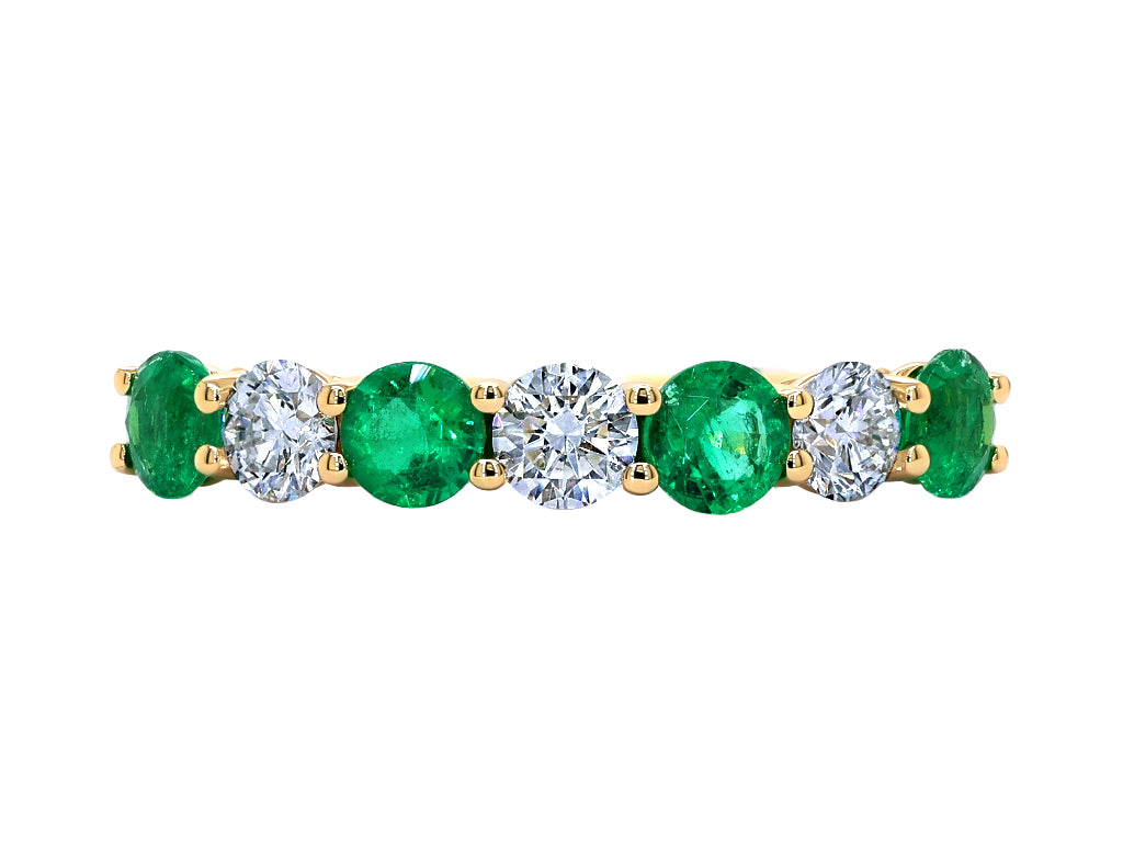Emerald and Diamond Ring
