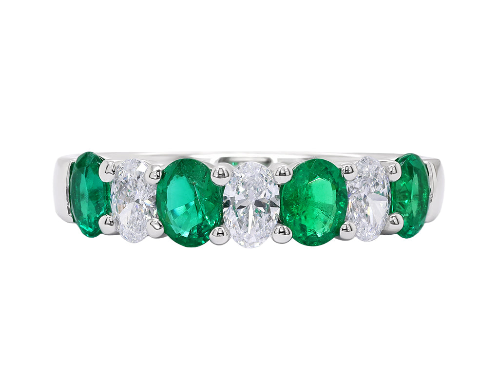 Emerald and Diamond Ring