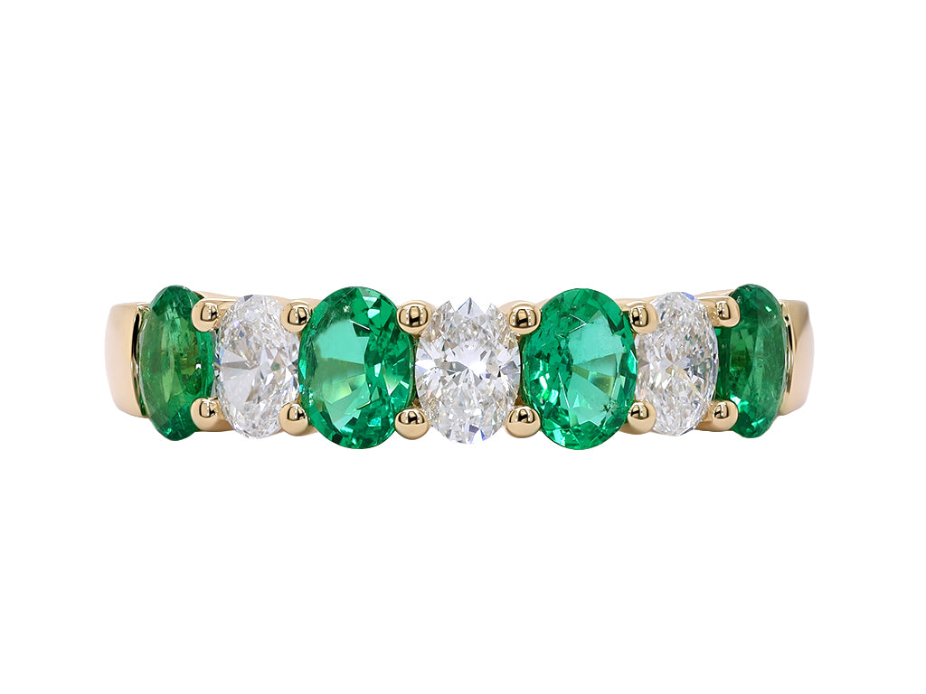 Emerald and Diamond Ring