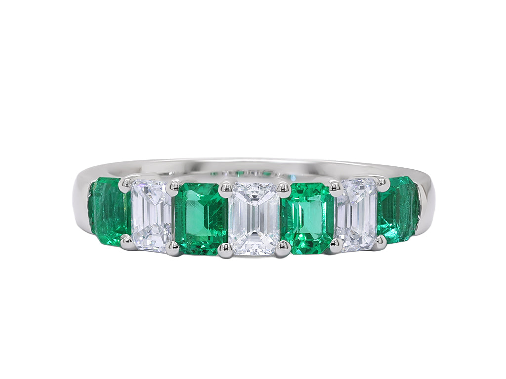 Emerald and Diamond Ring