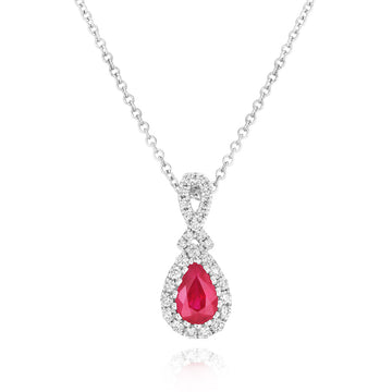 Ruby and Diamond Pendant