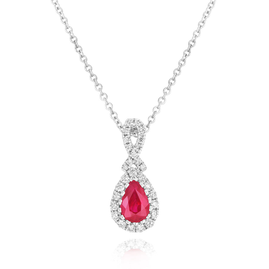 Ruby and Diamond Pendant