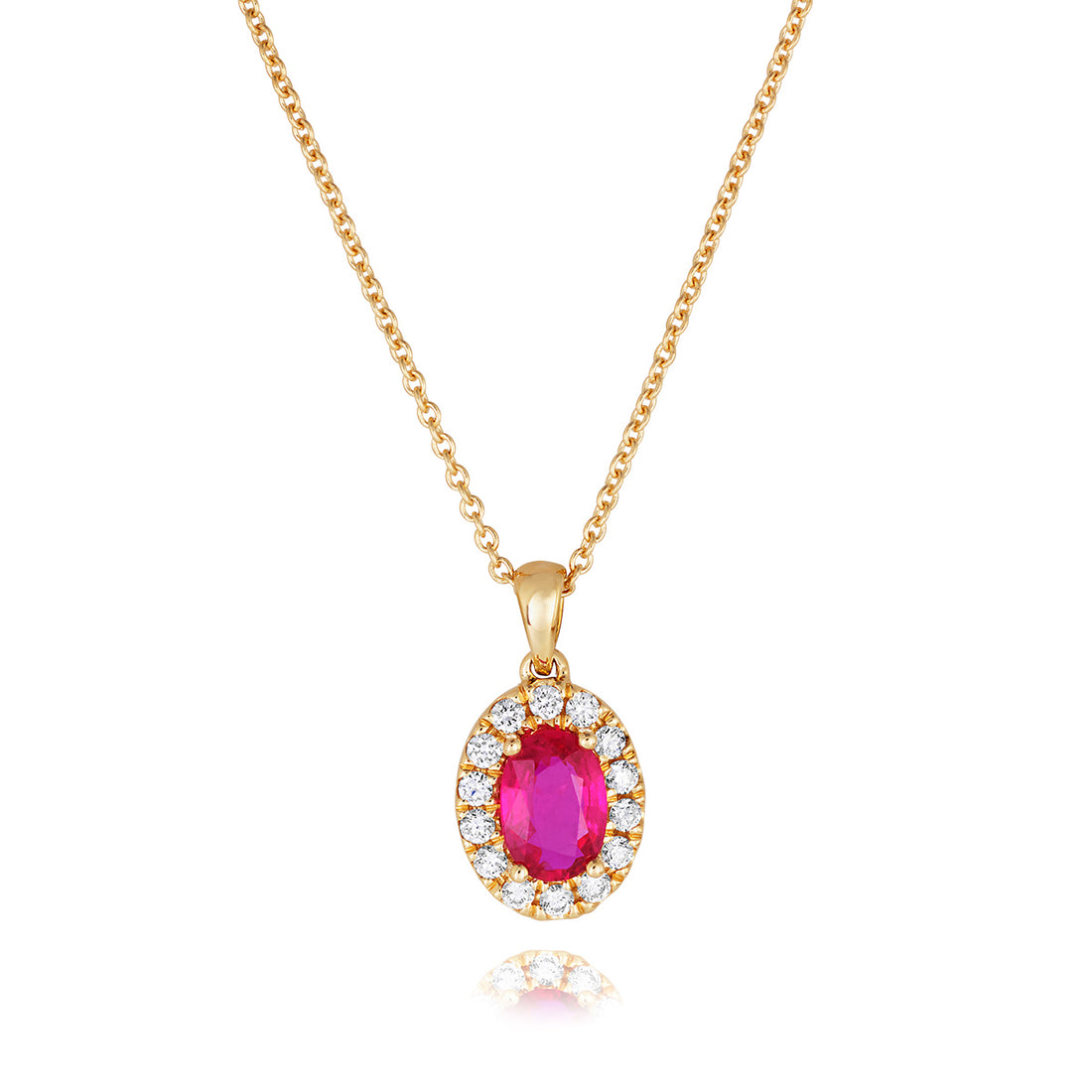 Ruby and Diamond Pendant