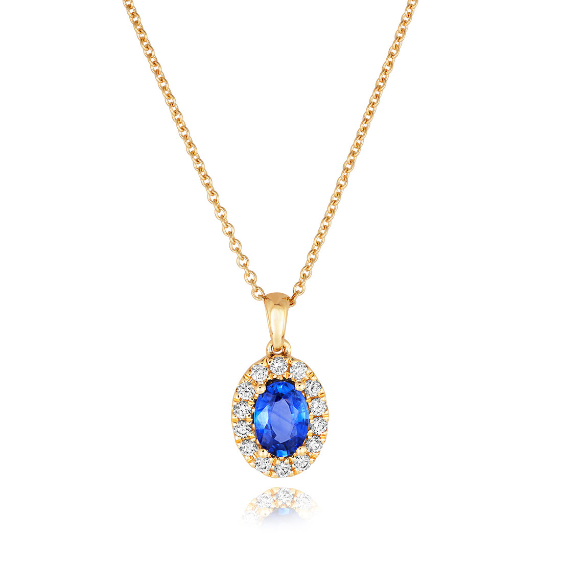 Sapphire and Diamond Pendant